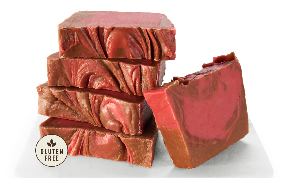 Raspberry Chocolate Truffle Fudge